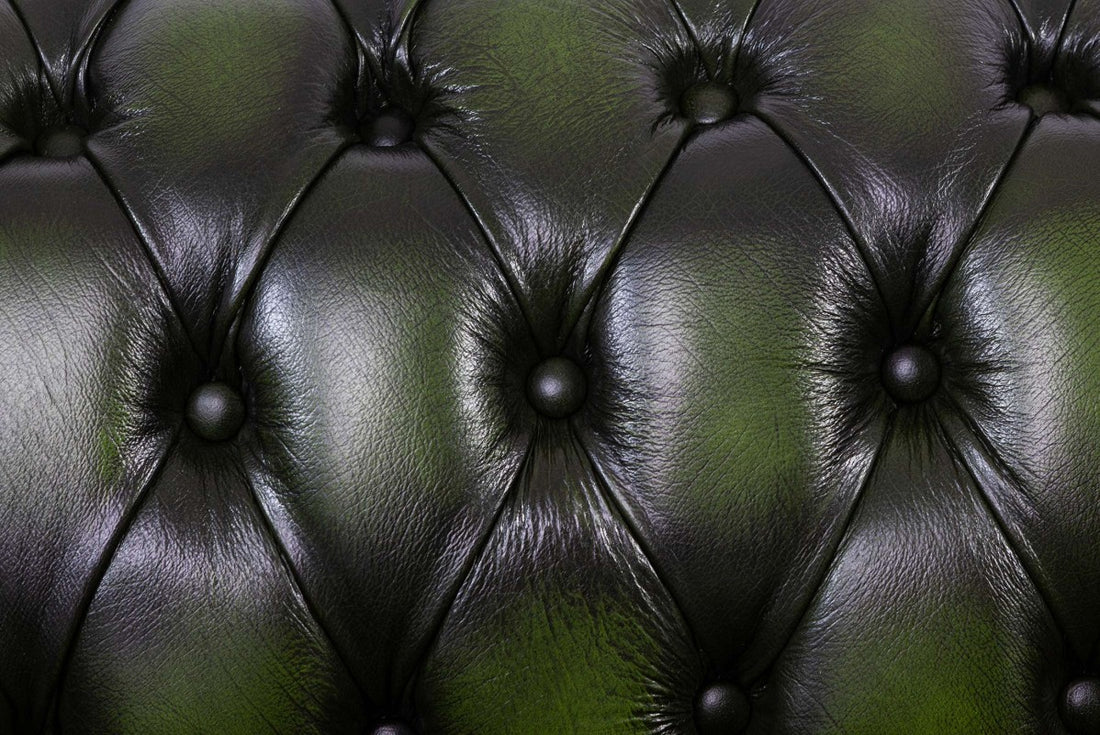 Divano chesterfield club nuovo originale inglese 2 posti verde
