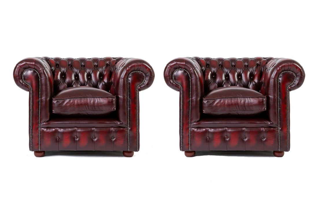 Poltrona chesterfield club nuova originale inglese bordeaux