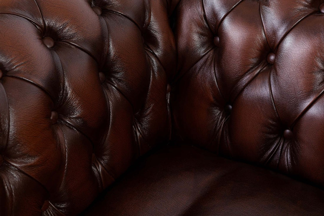 Poltrona chesterfield club nuova originale inglese marrone