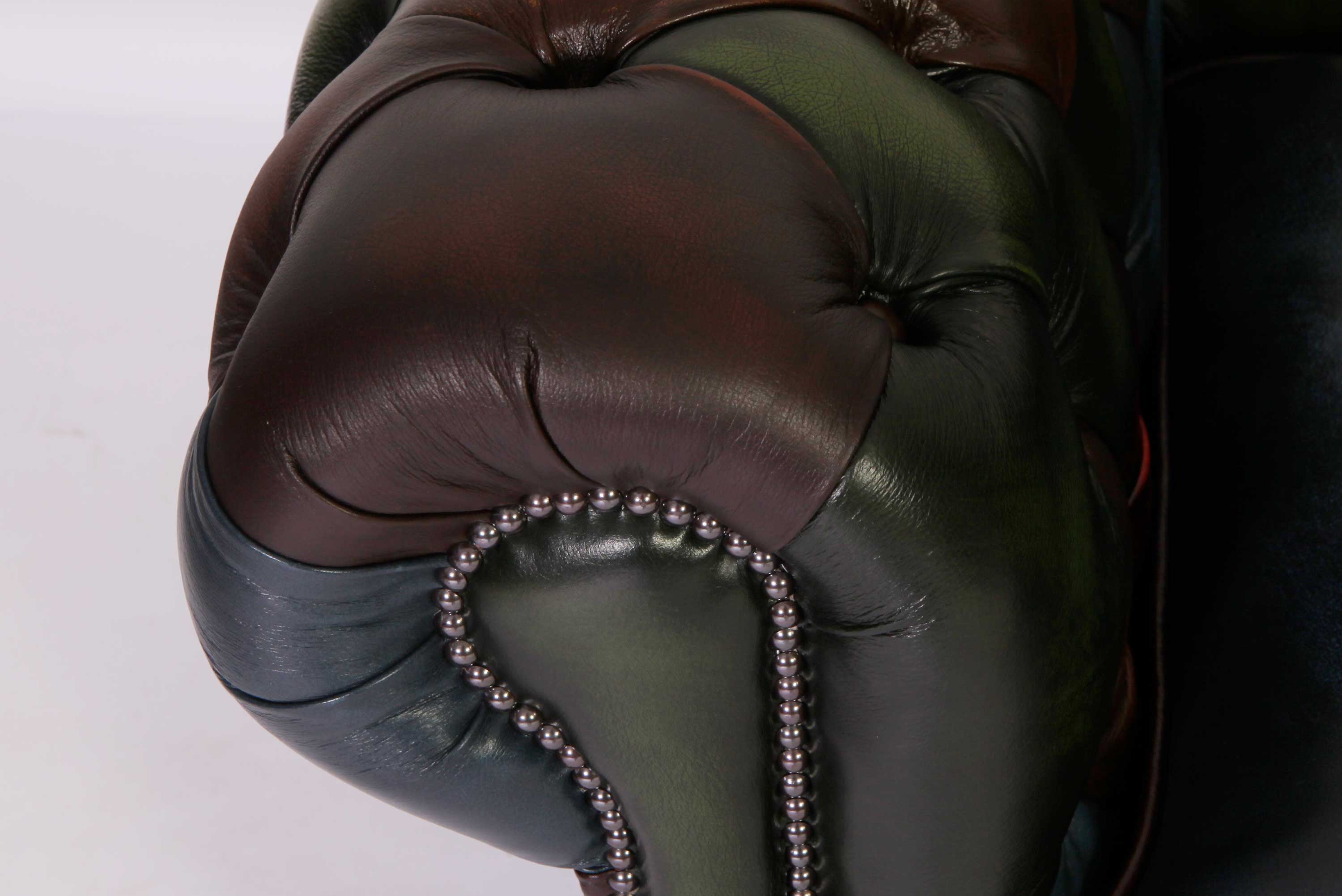 Poltrona chesterfield club nuova originale inglese harlequin patchwork