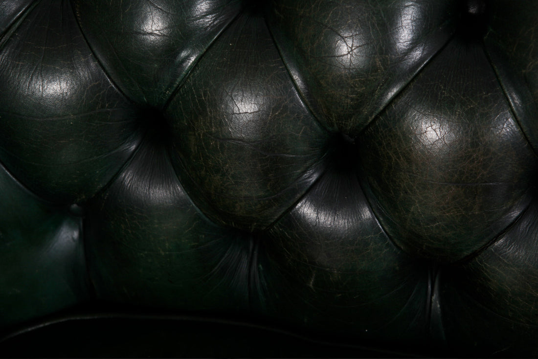 Divano 2 posti chesterfield club antico inglese originale verde