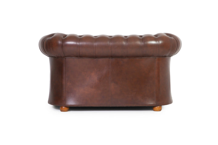 Divano 2 posti chesterfield club vintage inglese originale  marrone