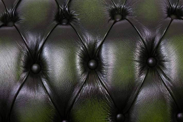 Divano chesterfield club nuovo originale inglese 2 posti verde