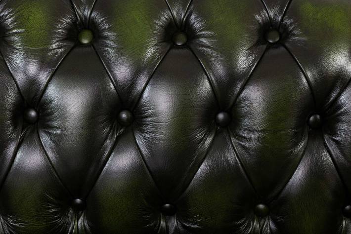 Divano chesterfield club nuovo originale inglese 3 posti verde anticato