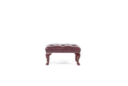 Poggiapiedi chesterfield nuovo originale inglese  bordeaux 